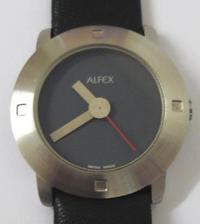 Modern Quartz Swiss Made Wristwatch By Alfex