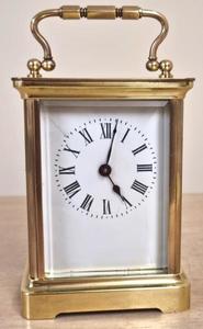 French 8 Day Timepiece Only Carriage Clock