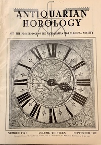Antiquarian Horology Magazines