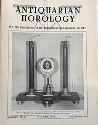 Antiquarian Horology Magazines 1975