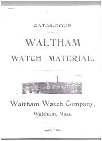Waltham Calibre 1877 Size 18s Parts Guide