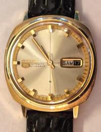 Seiko 5 Gold Plated Day/Date Automatic
