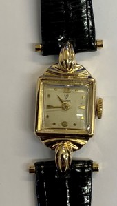 Ladies Tudor Gold Manual Cocktail Wristwatch