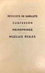 Index of Mainsprings Book