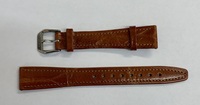 15mm Crocodile Brown Leather Oris Strap New Old Stock 07 51503
