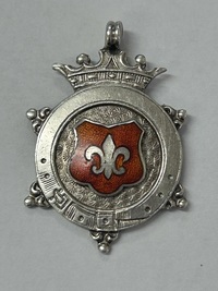 Fleur-de-Lis Medallion for watch chain