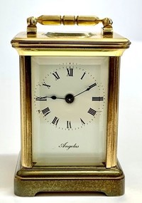 Angelus Miniature Brass Carriage clock