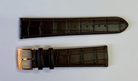 21mm Dark Brown Leather Oris Strap New Old Stock 07 62105NL