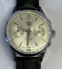 1960s steel 45 minute chronograph with date Gents Wristwatch