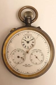 S.Smith & Sons Split Seconds Chronograph Pocket Watch