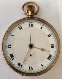 Swiss 9ct Gold Cased Doctor's Style Pocket Watch