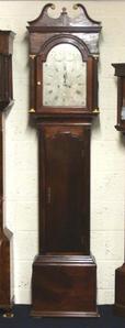 English 8 Day Bell Striking Antique Longcase Clock