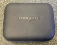 Pre owned Longines Navy Blue Watch box/Travel Case