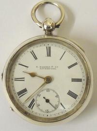 English Lever Pocket Watch By E.Harris, Liverpool