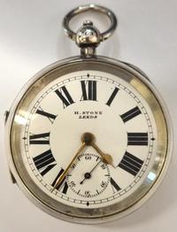 English Silver Cased Lever Pocket Watch