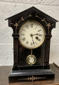 German Schutz Marke Mantel Clock C1890