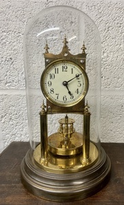 BHA 400-Day Torsion Clock German Anniversary Clock Mantel Clock