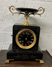 Bouchere A Belves Marble Mantel Clock