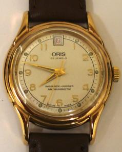 Oris classic 7317 automatic wrist watch with date display.