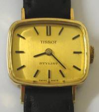 Ladies Tissot Stylist Gold Plate Wristwatch