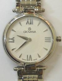 New Grovana Mid-size Quartz Wristwatch With Integral Bracelet