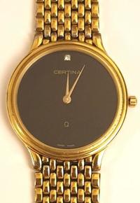 Certina Gold Plated Quartz Dress Watch