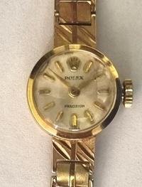 Ladies 9ct Gold Rolex Precision Dress Watch