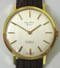 Delvina Geneve Manual Wind Wristwatch