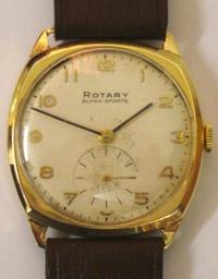 Rotary Super Sports 9ct Gold Manual Wristwatch
