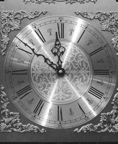 modern longcase grandfather grandmother westminster chime clock