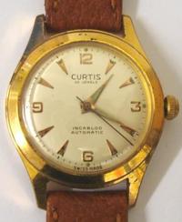 Curtis Gold Plated Automatic Wind Wristwatch