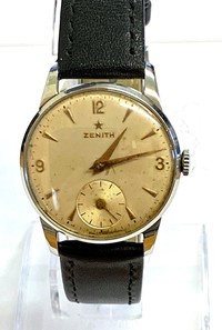 Swiss Zenith Midsize S/Steel Manual Wristwatch