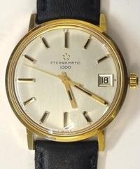 Swiss Eternamatic 1000 Gold Plated Wristwatch