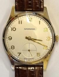 Swiss Garrard 9ct Gold Unitas Wristwatch