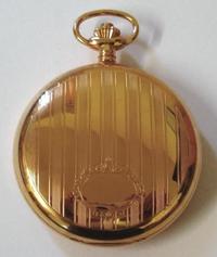 New Gold Plated Full Hunter Pocket Watch