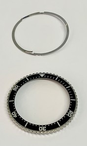Top Ring with Black Scale for Oris 7542