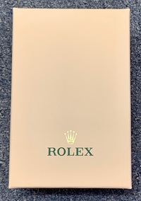 Pre Owned Rolex Box with Green Velvet Pouch and Insert