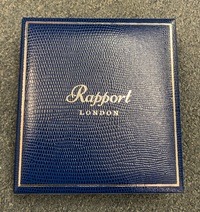 Pre Owned Rapport Blue Pocket Watch Box with Pocket Watch Holder 1