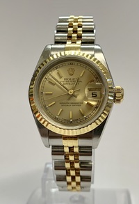 Ladies Swiss Rolex 69173 Oyster Perpetual Datejust Wristwatch