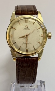 Omega Seamaster 18k Gold Automatic Wristwatch