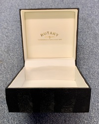 Pre Owned Rotary Watch Box in Black and Cream