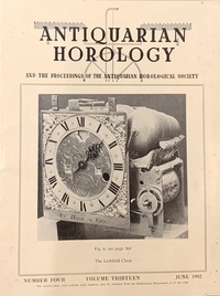 Antiquarian Horology Magazine 1982