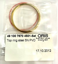 Steel PVD Top Ring for Oris 7670