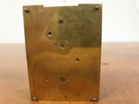 Antique Carriage Clock Plates for Movement