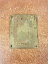 Antique Carriage Clock Case Plate for Securing Movement On