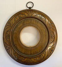 Carved Wooden Barometer Case