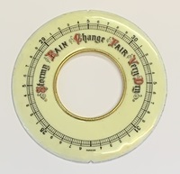 Antique Enamel Barometer Dial 83mm