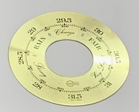 Gold Coloured Barigo Barometer Dial 100mm