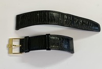 1960s Original 18mm Omega Watch Strap with Branded Gilt Buckle